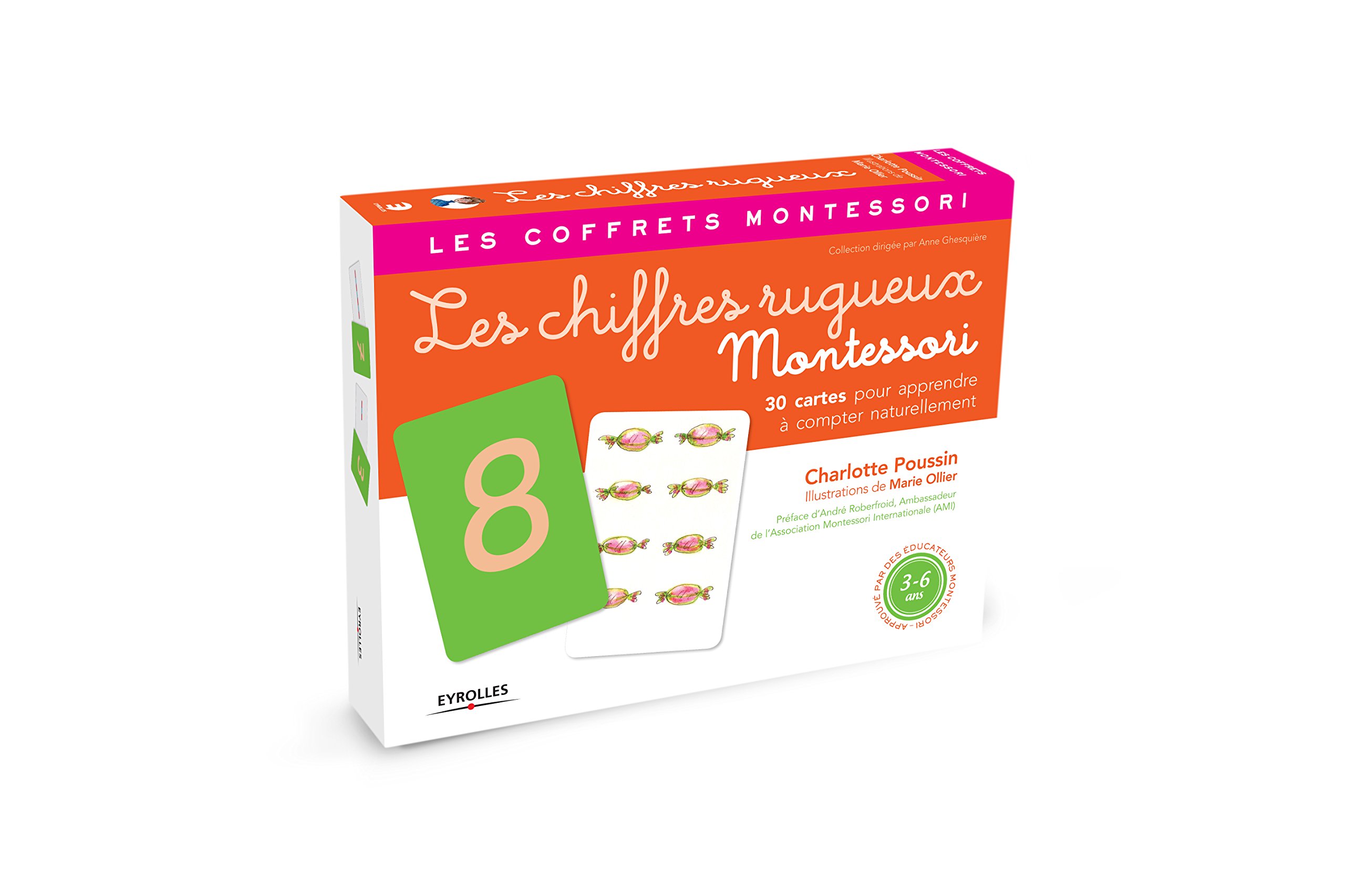 Les chiffres rugueux – pédagogie Montessori